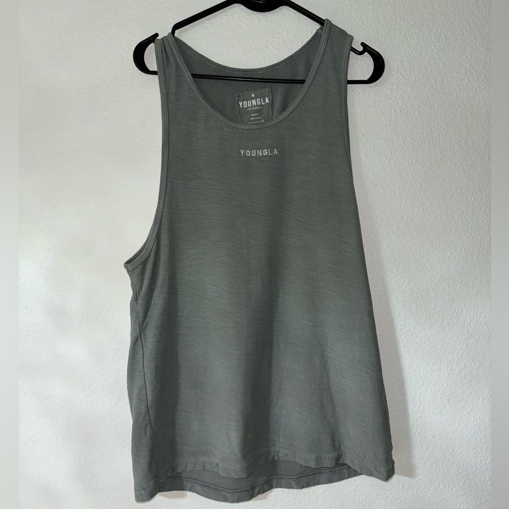 YoungLA tank top- men’s medium- gray